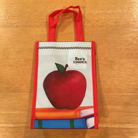 See’s Candies Little Reusable Apple Bag - Picture 2 of 7